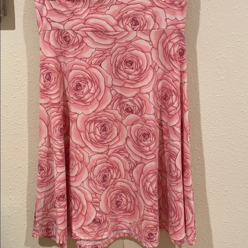 LulaRoe roses super soft skirt. Worn one time only